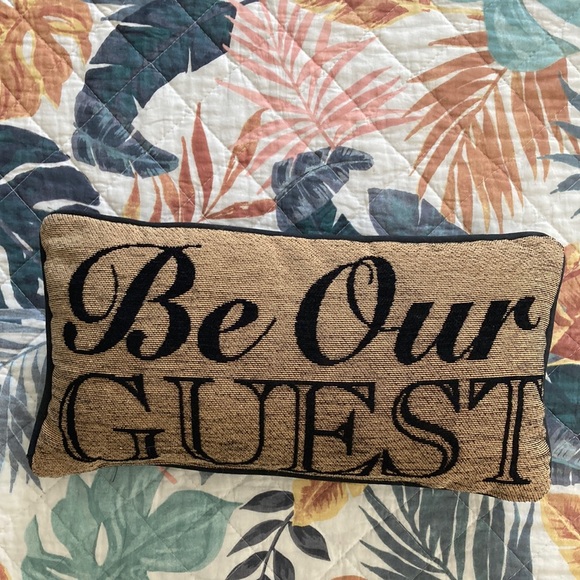Disney Other - disney be our guest throw pillow